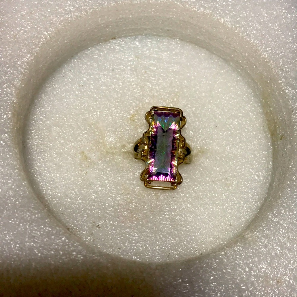 COPY - COPY - Mystic topaz sterling ring - Picture 4 of 10